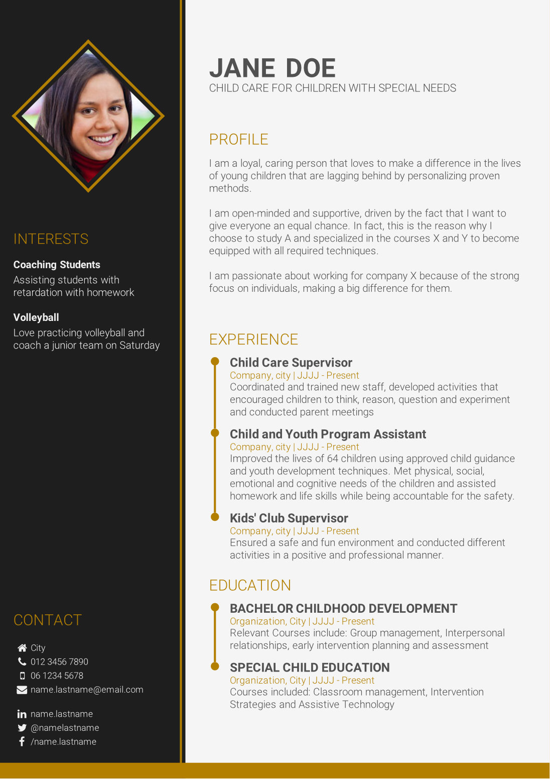 Write A Powerful CV Summary How To Write A CV CV Template